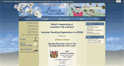 Desktop Screenshot of lewistonlibrary.org